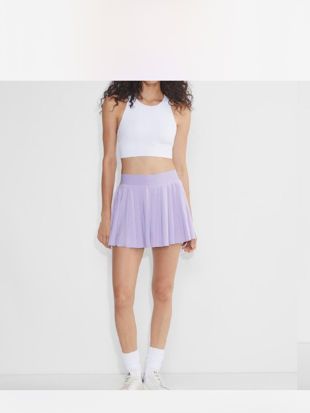 Aritzia Golden TNA MoveTech Tennis Pro Micro Skirt w/ shorts size S EUC